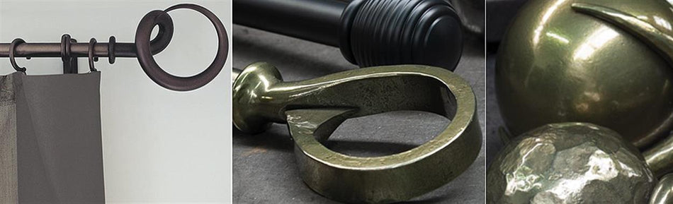 Bradley 38mm Steel Curtain Poles