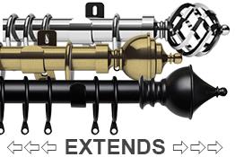 Extendable Curtain Poles