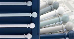 Laura Ashley 35mm Ribbed Ball Poles