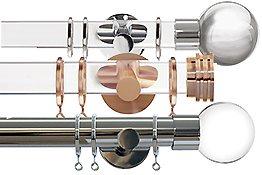 Acrylic Curtain Poles
