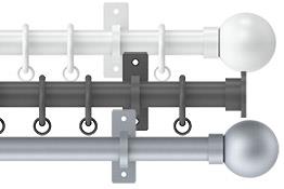 Arc 25mm Metal Curtain Poles