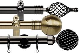 Extra Long Metal Curtain Poles