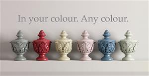 Bespoke Painted For You Curtain Poles