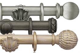 Integra Masterpiece 35 & 50mm Wood Curtain Poles