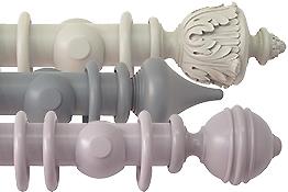Jones Estate 50mm Wood Curtain Poles