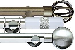 Jones Lunar 28mm Metal Curtain Poles