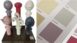 Laura Ashley 40mm Handcrafted Wood Curtain Poles Bespoke