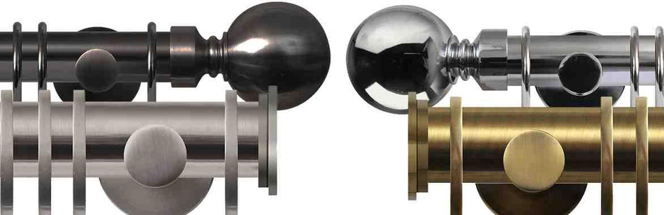 Renaissance 35mm Contract Metal Curtain Poles