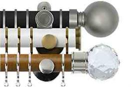 Renaissance Accents 35mm Wood Curtain Poles