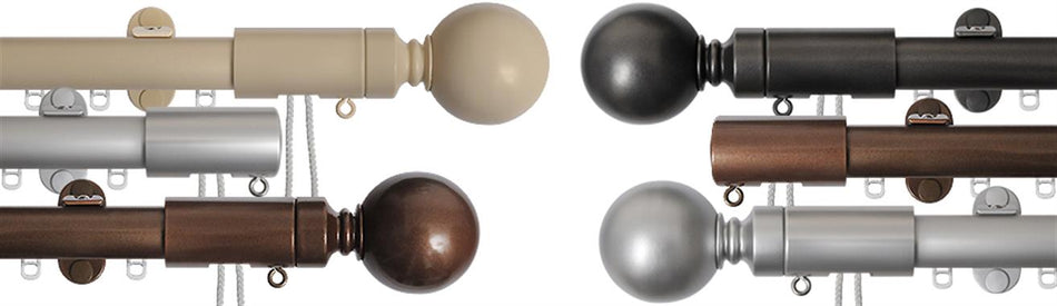 Renaissance Distinction 28mm Corded Curtain Poles