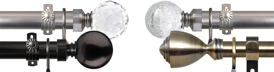 Renaissance Extensis Extendable Curtain Poles