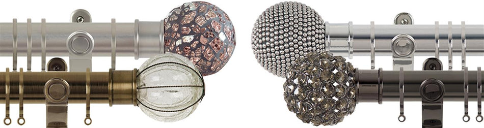 Renaissance Spectrum 35mm Metal Curtain Poles