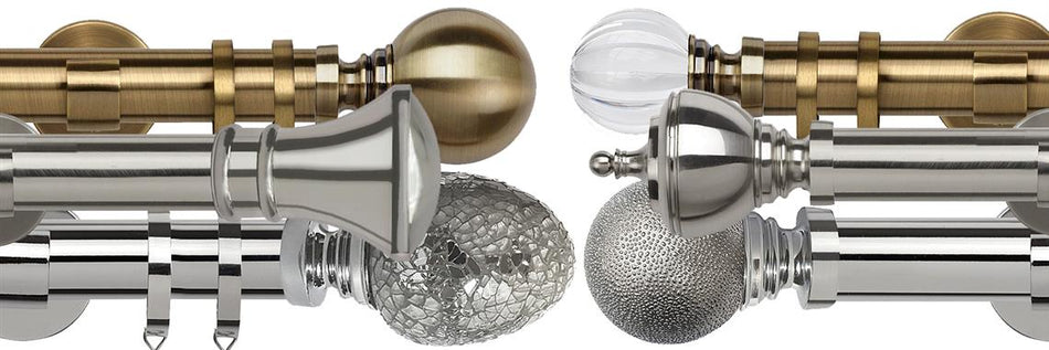 Speedy Poles Apart 35mm Metal Curtain Poles