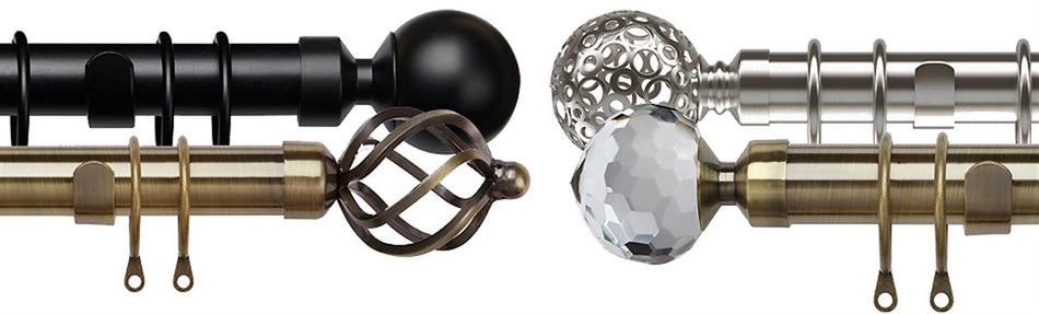 Speedy Pristine 25mm-28mm Extendable Curtain Poles