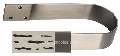 Renaissance  Vogue Holdback, Silver/Black Clouds