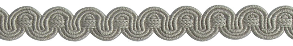 Hallis Chelsea Trimming Scroll Gimp Braid Grey