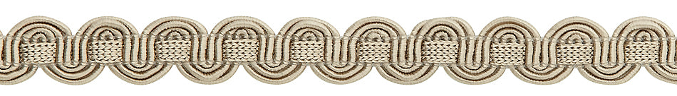 Hallis Chelsea Trimming Scroll Gimp Braid Biscuit
