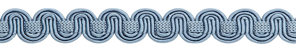 Hallis Chelsea Trimming Scroll Gimp Braid Airforce