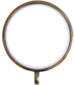 Renaissance Spectrum & Accents 50mm Curtain Pole Rings, Antique Brass