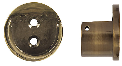 Renaissance Spectrum & Accents 50mm Curtain Pole Recess Bracket, Antique Brass