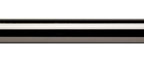 Galleria 50mm Curtain Pole Only Brushed Silver