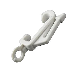 Harrison Drape White Drape Glide Hooks