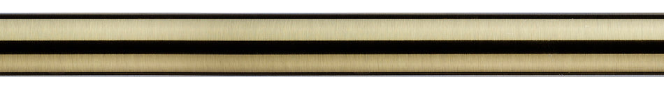 Integra Inspired Allure 35mm Metal Curtain Pole Only Burnished Brass