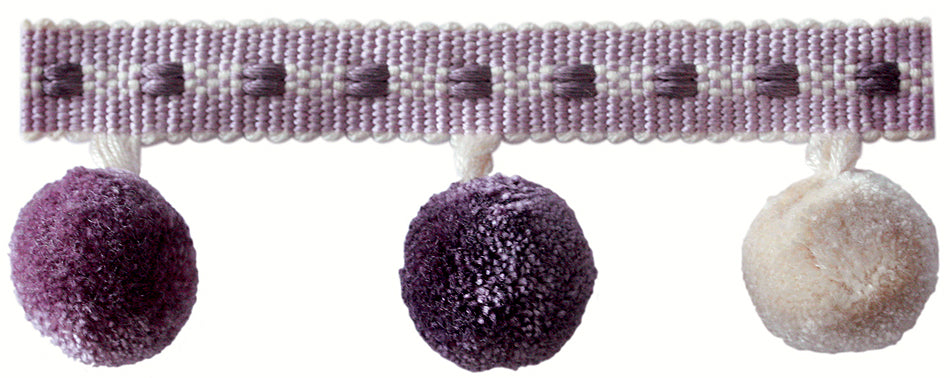 Jones Belezza Pom Pom Trim, Heather