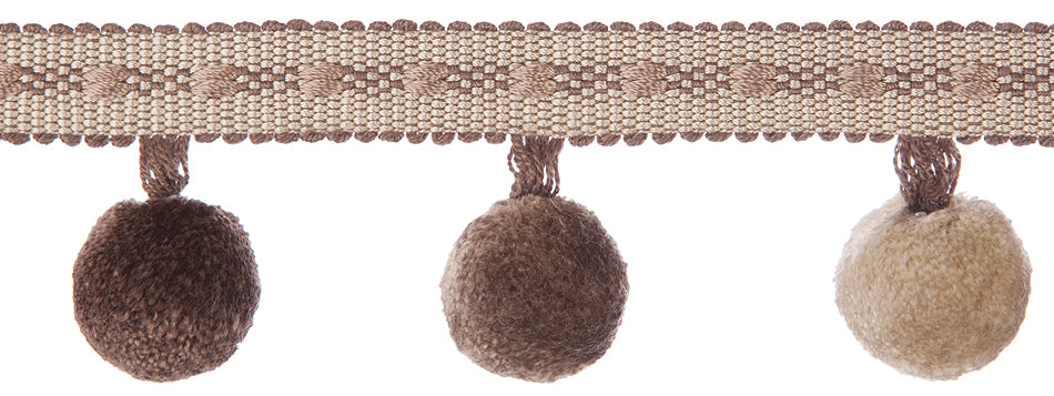 Jones Belezza Pom Pom Trim, Mink