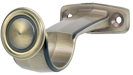 Galleria 35mm Pole Centre Support Bracket Burnished Brass