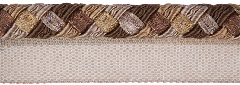 Jones Interlude Flanged Cord Trimming, Bruna