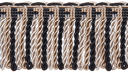 Jones Interlude Bullion Fringe Trimming, Nero