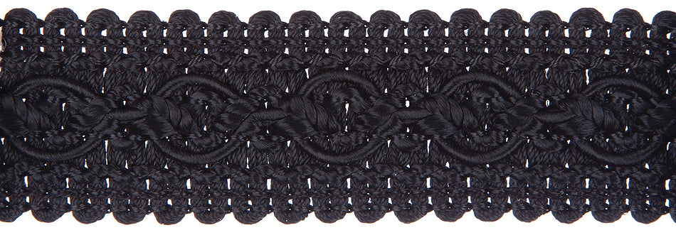 Jones Interlude Braid Trimming, Black