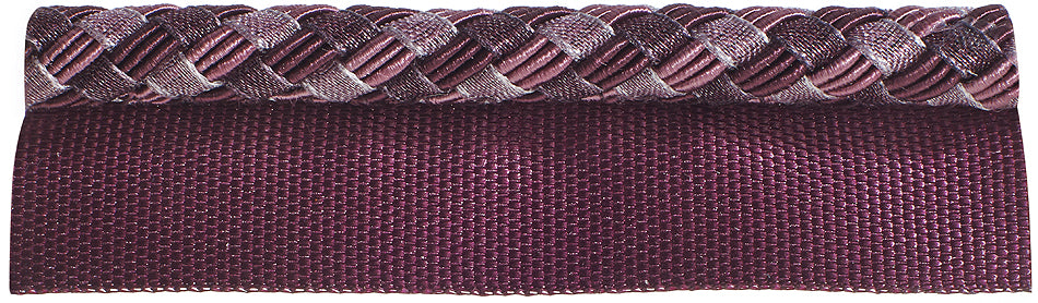 Hallis Verona Flanged Cord Trimming Mauve