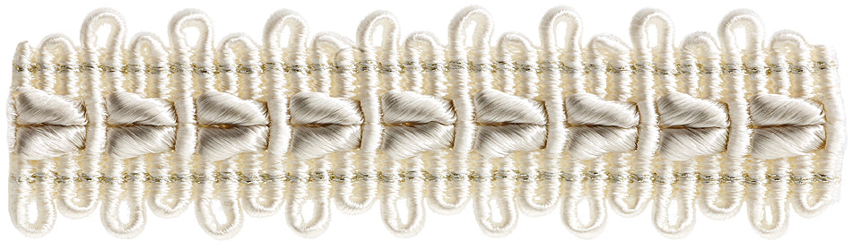 Hallis Verona Gimp Braid Trimming Pearl