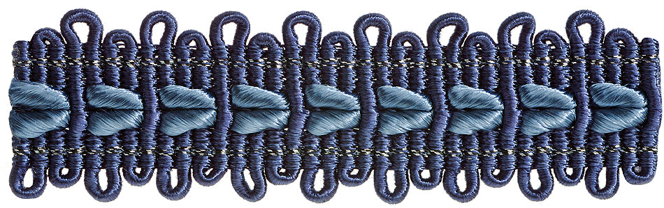 Hallis Verona Gimp Braid Trimming Indigo
