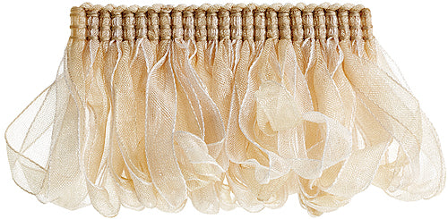 Hallis Verona Ribbon Ruche Trimming Soft Gold