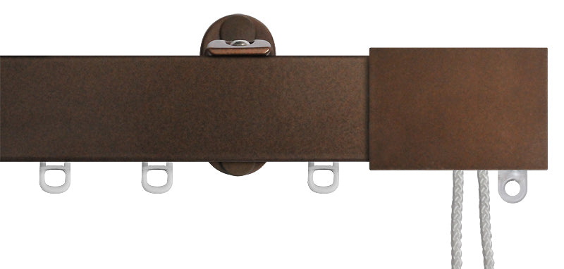 Renaissance Distinction 34mm Corded Flat Profile Curtain Track, Californian Gold