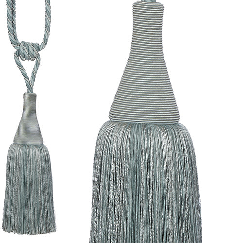 Hallis Colour Passion Trends Large Tassel Tieback Duckegg