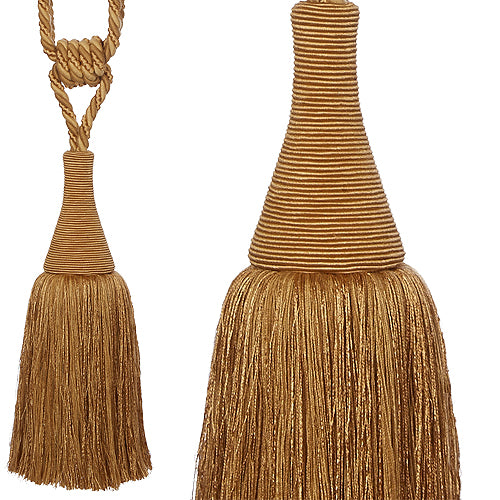 Hallis Colour Passion Trends Large Tassel Tieback Antique Gold