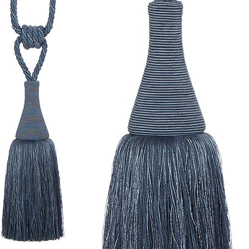 Hallis Colour Passion Trends Large Tassel Tieback Indigo
