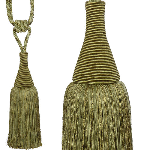 Hallis Colour Passion Trends Small Tassel Tieback Lime Green