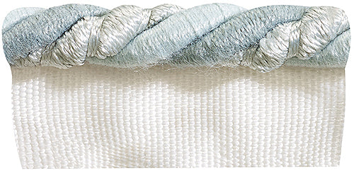 Hallis Colour Passion Trends Flanged Cord Trimming Duckegg