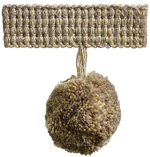 Hallis Colour Passion Trends Pom Pom Trimming Jute