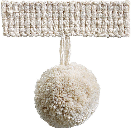 Hallis Colour Passion Trends Pom Pom Trimming Linen