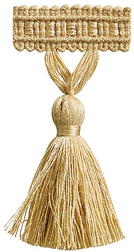 Hallis Colour Passion Trends Tassel Fringe Trimming Warm Gold