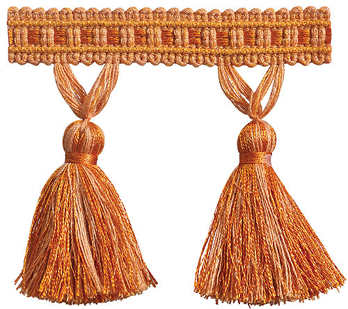 Hallis Colour Passion Trends Tassel Fringe Trimming Tango