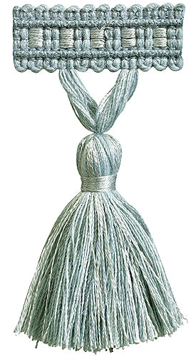 Hallis Colour Passion Trends Tassel Fringe Trimming Duckegg