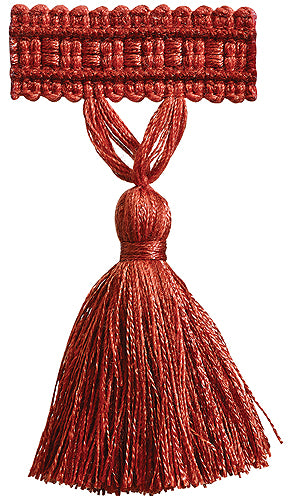 Hallis Colour Passion Trends Tassel Fringe Trimming Terracotta