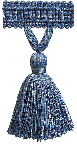 Hallis Colour Passion Trends Tassel Fringe Trimming Indigo